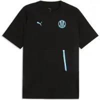 Puma T-Shirt fonctionnel 'Olympique de Marseille' bleu clair / noir