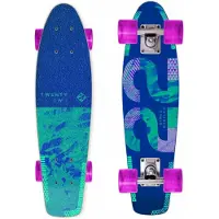Street Surfing Beach Board Wood Twenty Two 25´´ Cruiser Skateboard Argenté