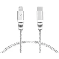 Ksix Câble de connexion USB-C vers Lightning Gris