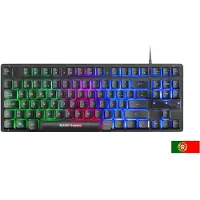 Mars Gaming MCPTKLPT, câble, USB, commutateur à membrane, LED RVB, noir, souris incluse