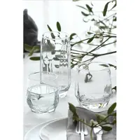 Hermia Concept , LV-DIAS1 INT, Set de verres (18 pièces), Transparent, 100 % VERRE, 6,5 x 6,5 x 8 cm