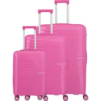 Travelite Pacific - Ensemble de 3 chariots à 4 roulettes (bleu)