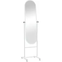 CLP Miroir mural Nane Oval 317229 - 155 x 40 x 42 cm - Blanc