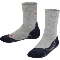 Falke RU4, chaussettes de running, junior, gris clair