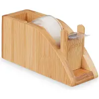 Relaxdays Distributeur adhésif, bambou