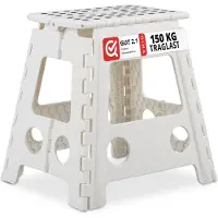 Relaxdays Tabouret Pliable Xl, Siège, Camping, Tabouret Salle De Bain, Jusqu'à 120 Kg