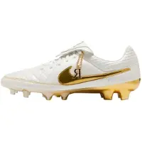 Nike Tiempo Legend RGN FG SE « Ronaldinho Touch of Gold » Blanc, taille : 44,5