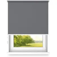 Time4blinds , Store occultant, mur ou plafond, UV, 90x240cm, Anthracite Clair, Droit