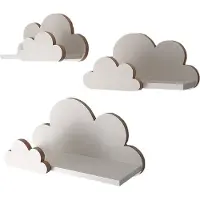 Moliland Ensemble de 3 étagères Cloud MOLI-Élégance