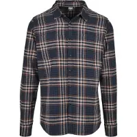 Urban Classics Chemise bleu marine / rouge rouille / blanc