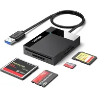 UGREEN Lecteur de carte mémoire SD/micro SD , USB 3.0, 50 cm