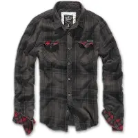 Brandit Chemise marron / moka / rouge / noir