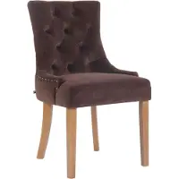 CLP Chaise de salle à manger Aberdeen velours