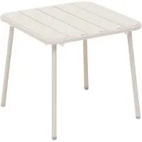 Hespéride Phuket Table basse de jardin carrée - Argile