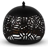 Safaary Lampe à poser orientale Zebra Maji Noir Or Ø 27 x 26cm