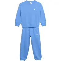 Adidas Originals Loose Crew&jogger Set Bleu 7-8 Years Enfants