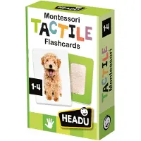 HEADU Cartes tactiles Montessori,