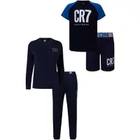 Cr7 - Cristiano Ronaldo Pyjama ' ' bleu / bleu foncé / gris / blanc
