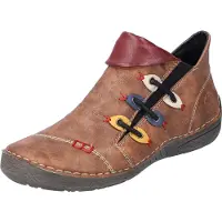 Rieker Baskets basses ' 72581 ' chocolat / mélange de couleurs