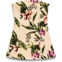 Vero Moda Chemisier 'VMLyra' beige / vert / rose