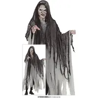 Guirca Cursed Ghost Men Costume Gris L