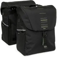 New Looxs Sacoche double pour vélo Vigo Double - 40 litres - 30 x 19 x 40 cm (2x) - Noir-Vert