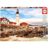 Educa Puzzle 1500 pièces Phare de Rocky 17978
