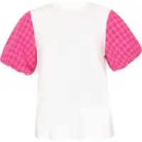 Usha Chemisier rose / blanc