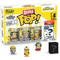 Funko POP! Pop! Bitty POP Minions Series 3 - Zestaw 4 Figur Winiowych w Blisterze