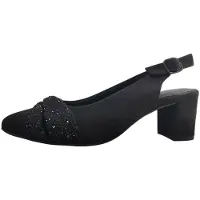 Jana - Chaussures basses - Escarpins à brides - Noir - Pour le quotidien