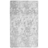 vidaXL Tapis Shaggy à poils longs NAVARRA gris clair 60x100 cm