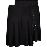 Zizzi Jupe noir / blanc
