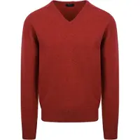 William lockie Pull Laine d'Agneau Col-V Dobonnet