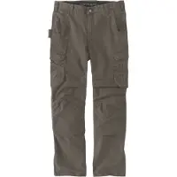 Carhartt Relaxed Fit Straight Steel Rugged Flex Ripstop Double-Front Cargo Pantalon Taille
