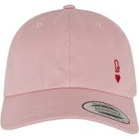 Miss Tee Casquette 'Queen Card' rose / rouge / noir
