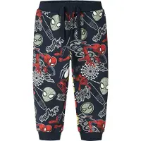 Name it Pantalon 'NMMJacco Spider' bleu marine / jaune / rouge / blanc
