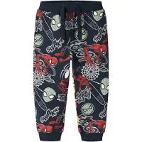 Name it Pantalon 'NMMJacco Spider' bleu marine / jaune / rouge / blanc