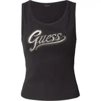 GUESS Haut gris argenté / noir