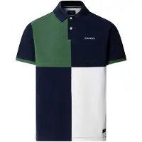 Hackett London T-Shirt 'Heritage' bleu marine / vert foncé / blanc