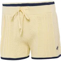 Adidas Pantalon 'CABLE KNIT' bleu marine / jaune