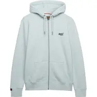Superdry Veste de survêtement 'Essential' bleu marine / bleu pastel