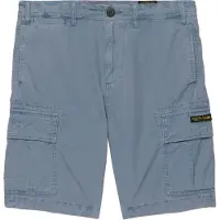 Superdry pour homme. M7110485A Shorts Ripstop Light Cargo bleu gris (36), Casuel, Coton