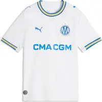 Puma Maillot de Football - Marseille Homes 26/27 - White/Te - - 10 ans (140) - Maillot de Football