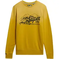 Superdry Homme Sweat Décontracté Lo-fi Outdoors Yellow Taille: Xxl