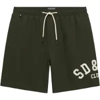 Superdry Printed Logo 16 Swimming Shorts Vert L Homme