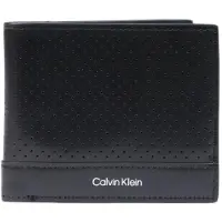 Calvin Klein Portefeuille pour homme PERFORATED BILLFOLD, noir : Taille - UNICA Taille : UNICA