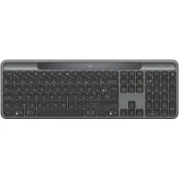 Logitech Clavier sans fil Bluetooth Azerty Signature Slim Solar+ Graphite
