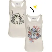 Lilo & Stitch Top Disney de - Stitch - Lilo Portrait - UV - S - L - pour Femme - blanc - Taille S