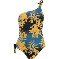 Barts Maillot de Bain Women Marilla One Shoulder One Piece Old Blue-Taille 42