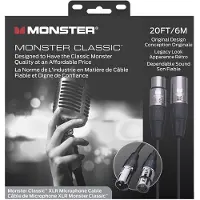 Monster Cable Prolink Classic 6 m Câble de microphone